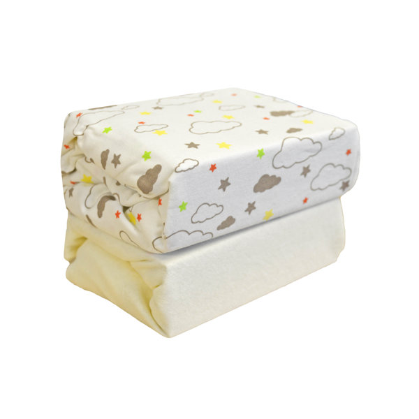 HoneyBee Nursery Cloud 9 Moses Basket Bedding Sheets Wayfair.co.uk